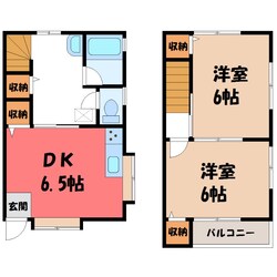 カーサムツミの物件間取画像